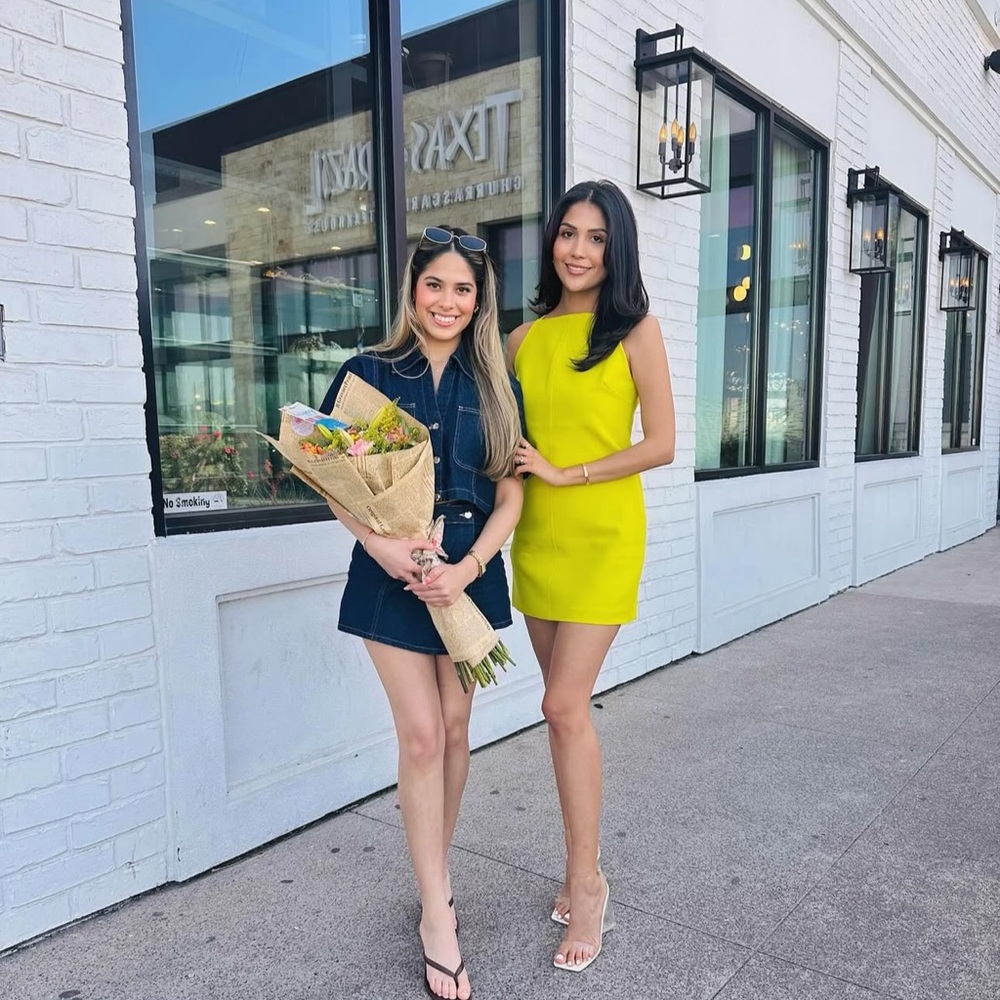 Zara Bright Yellow Mini Dress
